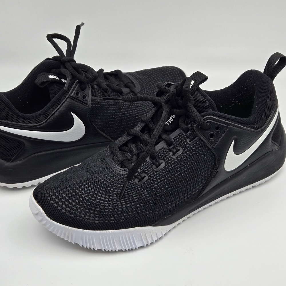 Nike Athletic Shoes Womens 8.5 Zoom HyperAce 2 Black White AA0286-001 Volleyball